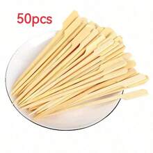 一次性竹签适用于烧烤、小零食、油炸、炒面、麻辣火锅、烹饪用具 - 彩色 - 查看 33