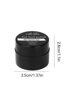 AiFer 1瓶8毫升3D美甲雕刻胶，亮白色透明固体雕刻胶，适用于美甲艺术设计和制作 - 彩色 - 查看 9