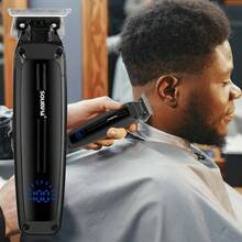 1pc USB Rechargeable Electric Hair Clipper, Bald Head Shaver, Home Use Hair Trimmer - View 11