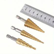 3 Buah Mata Bor Berlapis HSS, Set Mata Bor Listrik Bertingkat dan Satuan 4-32mm, Berbagai Ukuran untuk Pengeboran Kayu & Logam, Ukuran Mudah Dibaca, Termasuk Kotak Penyimpanan - beraneka warna - View 9