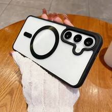 1个Hadaasi黑色手机壳，兼容三星Galaxy A57、A37、A56、A36、A26、A16、S25FE、A17手机，强磁吸附超薄防摔保护壳，也兼容Galaxy S26 Ultra/S26 Plus/S26/S26 Edge/S26 Pro/S25 Ultra、S24 Ultra，透明硬质后盖，同时兼容 17 Pro/17 Pro Max/Apple Air/17/17 E/16 Pro/16 Pro Max/16 Plus/16/16 E/SE4/15 Pro/15 Pro Max/15 Plus/15。 - 黑色 - 查看 2