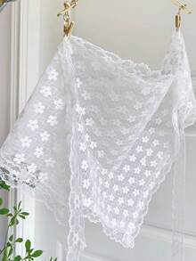 Khăn trùm đầu/khăn quấn eo bất đối xứng đa năng 2 trong 1 dành cho nữ, điểm nhấn là những đường xếp ly ngọt ngào, thích hợp để phối cùng chân váy, đầm và tạp dề. - Nhiều màu - Xem 11