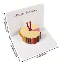 2026-New 3D Birthday Cards, Perfect Gifts For Friends. - Multicolor - View 2