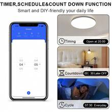 EU Standard ZigBee Smart Wall Switch - 1/2/3/4 Gang, No Neutral Wire Required, Quick Modular Installation, Tempered PC Panel, 600W Per Gang, Compatible With Alexa/Tuya/Smart Life App For Remote Control, Scheduling, Backlit Switch, Requires Gateway - Multicolor - View 3