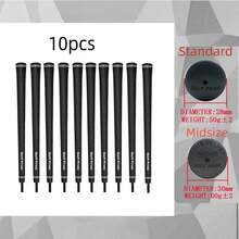 10 cái bọc cao su cho gậy golf, dùng cho cán gậy sắt và gậy gỗ CP2. - Nhiều màu - Xem 9