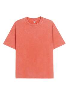 Women's Teens Oversized Graphic Tee Shirts Y2k Short Sleeve Floral Aesthetic Tshirt Top Summer Cute Preppy Clothes-For Women, Holiday, Vacation - 橘色 - 查看 3