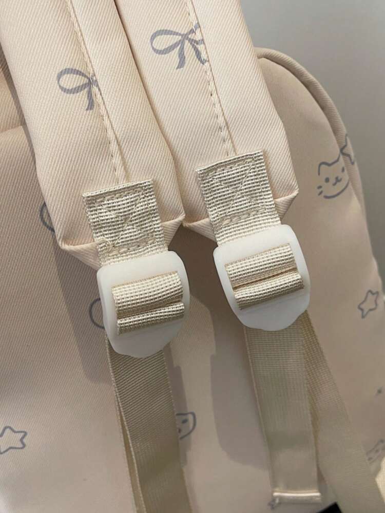 Ba lô mini in hình mèo dễ thương, balo đi học và đi làm nhẹ nhàng, tiện dụng cho bé gái. - A - Xem 4