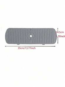 1 Heavy-Duty Non-Slip Sink Mat With 5° Angled Drainage - Foldable Gray Design, Easy-Clean Silicone Material, Suitable For Sinks, Dishwashers, And Washing Machines - Multicolor - View 10