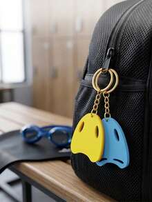 Creative Swimming Board Keychain, Summer Swimming Sports Car Pendant, Bag Charm, Small Gift For Holiday, Birthday - Multicolor - View 6