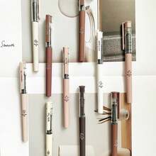 咖啡主题速干液体墨水凝胶笔，不晕染软触笔，适用于记笔记、绘画、学校办公用品 - A - 查看 7