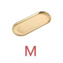 1/4 - Piece Gold Stainless Steel Multi - Purpose Tray. For Jewelry Storage & Food Serving, Ideal For Family Meals & Home Decoration - Gold - View 13