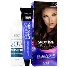 Keraton Selfie Hair Dye - Full Gray Coverage - Choose Your Color - 4.0 Medium Brown - View 1