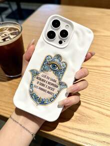 1 chiếc ốp lưng điện thoại mềm mại kiểu cổ điển Fatima với thiết kế gợn sóng, phù hợp với 17 Pro Max/17 Pro/16 Pro Max/16 Pro/16/15 Pro Max/15 Pro/15/14 Pro Max/14/13 Pro Max/13 Pro/13/12 Pro Max/12 Pro/12/11, chống bụi, chống nước, chống sốc và chống rơi. - trắng - Xem 1