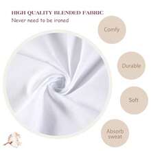Premium Cotton Blend Handkerchiefs - Super Absorbent Wrinkle Resistant For Sweat Tears OilGentle On Skin 16 Inch - 3 - Xem 2