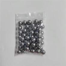 Easytoday 6毫米/8毫米 200颗弹弓狩猎射箭用高碳钢球 精密抛光淬火轴承组件钢球 - 灰色 - 查看 10