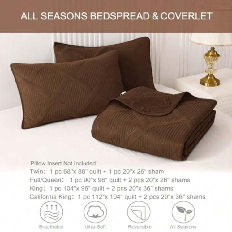 Quilt Sets - 棕色 - 查看 7