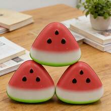 10pcs/5pcs/3pcs/1pc, Watermelon-Shaped Stress-Relieving Balls, With A Portable Mesh Storage Bag (Washable). Realistic Watermelon Design, Soft To The Touch, Slow Rebound. Stress-Relieving Toy, Sensory Toy, Reward Toy, Party Gift, Holiday Present. - A - Xem 4