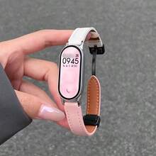 时尚优雅的智能手表表带，小巧精致，采用创意简约不对称透气设计，适用于小米手环10/9/8，配备快拆折叠磁扣，兼容NFC版本，复古舒适表带，男女皆宜的智能手表配件。 - 彩色 - 查看 20
