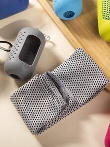 1 Set Multicolor Cooling Sports Towel, Foldable And Convenient Silicone Storage Towel, Sweat-Absorbent And Quick-Drying, Suitable For Outdoor Sports, Gym, Home Fitness, Travel, Outdoor Activities, Wiping Sweat, Summer Outdoor Activities, Swimming And Fitness, Sports Handkerchief, Gym Essential And Outdoor Sports Necessity, Best Gift For Wife, Girlfriend, Mother, Holiday Gift, Birthday Gift, Mother's Day Gift - Multicolor - View 7