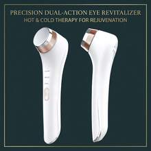 Heated & Cooled Eye Massager, Constant Temperature Heating, Quick Freezing, Eye Massage Device, Eye Care Instrument, Promotes Blood Circulation, Enhances Absorption Of High-End Skincare Products. Gift For Women - White - View 12