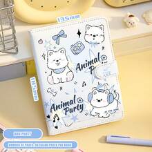 High-Quality Stationery Notebook, Cute Leather Cover Magnetic Closure Notebook, Student Portable Notebook With Cartoon Stickers, Colorful Pages Diary Notebook, Daily Journal Notebook With Exquisite Stickers - 1 Set - View 10