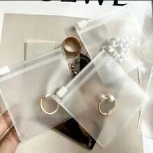 Reusable Clear Zipper Plastic Bags, Oxidation-Proof, Suitable For Jewelry, Earrings, Bracelets, Gift Packaging - Multicolor - View 5