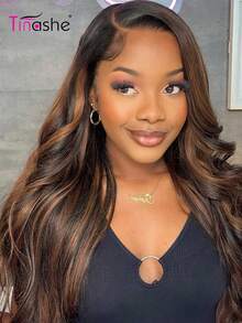 Tóc giả Tinashe 1B/2/30 kiểu U-Part không đường nối, mật độ 180%, chân tóc màu vàng mật ong, không cần cắt tỉa, keo dán hay cặn bẩn, tóc giả tự nhiên Brazil dành cho nữ. - SNATURAL/30 - Xem 4