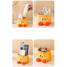 1pc Cartoon Pen Holder Desk Organizer, Multi-Function Office Stationery Storage Box, Cute Birthday Gift - Pen Holder - View 8