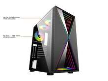 Bgears B- RGB Black Black ATX Tower Computer Case - View 2