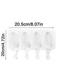 1/4/8pcs Reusable Ice Cream Pop Mold, Easy Disassembly, Suitable For Homemade Ice Cream Pops, Ice Cube Trays, Ice Cream Grinder, DIY Ice Cream Pop Mold - Multicolor - View 8