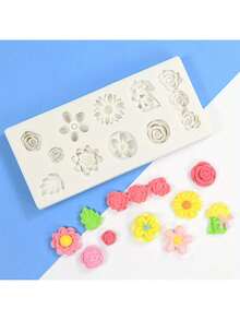 Khuôn silicon đa năng tự làm hình hoa và hoa hồng, tạo hương thơm. - hoa - Xem 4