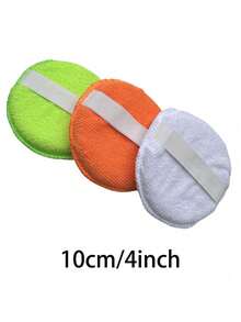 Bộ 1/3/9 miếng mút đánh bóng xe hơi 4 inch, hình tròn có chun, dùng để làm sạch xe, mút đánh bóng sợi siêu mịn. - A - Xem 10