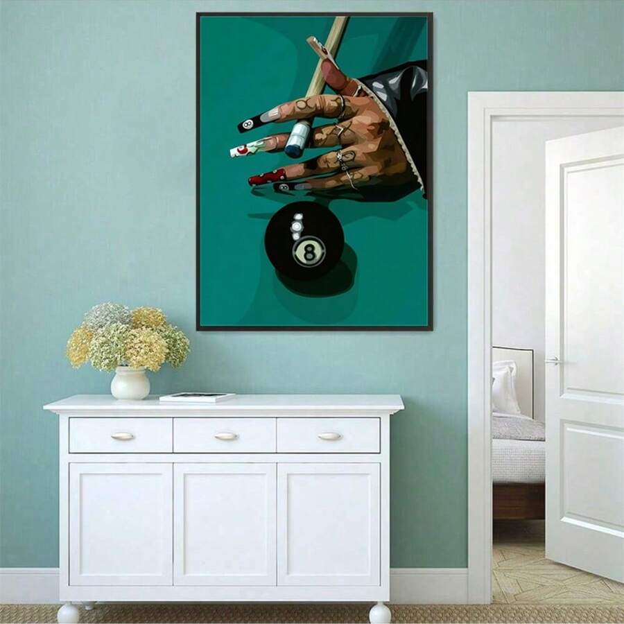 1 tấm tranh nghệ thuật vẽ móng tay chủ đề may mắn châu Phi hiện đại, hình ảnh chất lượng cao, tranh treo tường trang nhã, phong cách trang trí đương đại phổ biến, tranh canvas cổ điển, poster sáng tạo, phù hợp trang trí phòng khách và phòng ngủ, món quà hoàn hảo cho các dịp lễ.