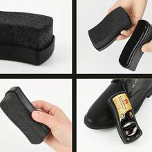 1/2 miếng mút đánh giày sóng bóng cao cấp, chăm sóc da và da lộn, đánh bóng giày hàng ngày không để lại dấu vết - Làm mới mùa xuân, vật dụng thiết yếu cho Ngày Trái đất, chăm sóc giày dép, sản phẩm mới, giải pháp đánh bóng nhanh. - nhiều màu - Xem 3