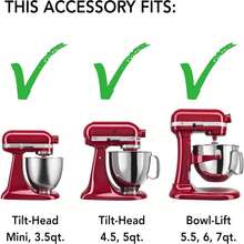 KitchenAid Gourmet Pasta Press Attachment With 6 Interchangeable Pasta Plates - White - 銀色 - 查看 2
