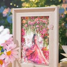 5*200cm 1 cuộn băng dính PET chủ đề dây leo tươi mát, tự dán, dùng để trang trí sổ lưu niệm, nhật ký, tranh ghép ảnh. - Xem 5