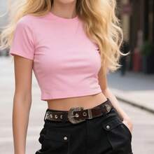 一件式时尚重工雕花合金三件套女士腰带，适合搭配各种牛仔裤，复古风格石纹图案，百搭实用设计，尽显优雅气质 - 彩色 - 查看 4