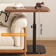 1pc Adjustable Side Table, Living Room Sofa Small Table, Mobile Coffee Table, Bedroom Bedside Table, Minimalist Portable Multifunctional Side Table, Adjustable Computer Desk, Adjustable Coffee Table - Multicolor - View 8