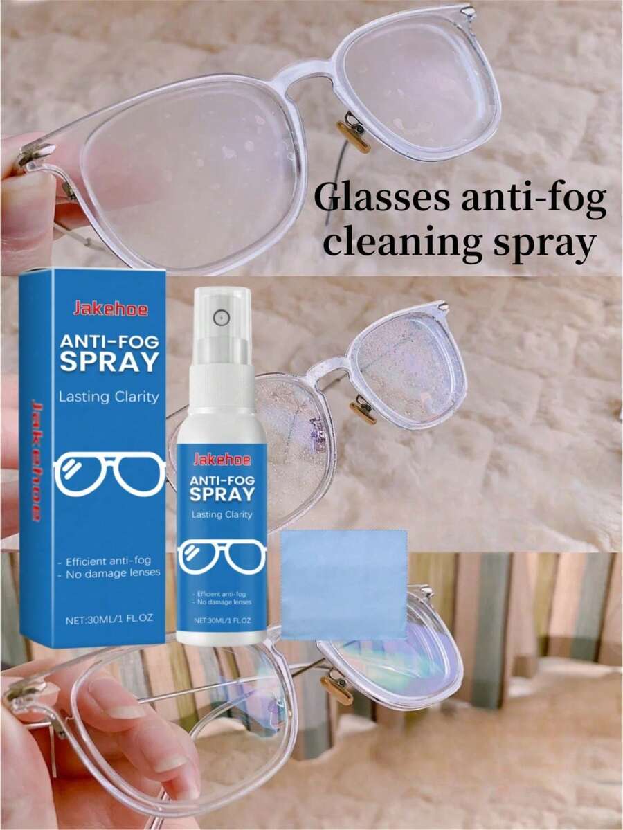 Bộ sản phẩm 30ml xịt chống mờ kính + khăn lau, xịt chống mờ kính bơi, xịt chống mờ chuyên nghiệp lâu dài, độ nét cao. Tôi hy vọng mỗi sản phẩm bạn mua đều vì nó phù hợp, chứ không chỉ vì giá rẻ. - Xem 1