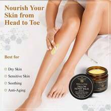 Beef Tallow For Skin, Beef Tallow For Face, Hydrating Tallow Balm With Raw Honey And Beeswax, Grass-Fed Beef Tallow & Raw Wild Honey Blend, Body & Face Moisturizer, Natural Formula, Light Scent - Maroon - View 7
