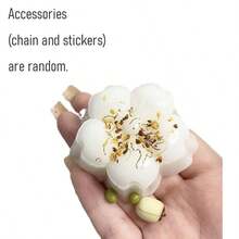 [Chinese Style] Super Soft Osmanthus Cake Squeeze Toy | Vintage High-Quality Chinese Style Pendant | Same Style As Internet Celebrity Hanfu Accessories | Relieve Anxiety And Insomnia, Student Portable Stress Relief Tool | Birthday And Valentine's Day Gift - Multicolor - View 12