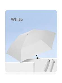 Umbrelă pliabilă ultra-ușoară din fibră de carbon - umbrelă de călătorie rezistentă la UV și vânt, umbrelă de soare portabilă cu deschidere manuală, potrivită pentru naveta și utilizarea în aer liber, accesorii pentru naveta | Accesorii de modă, umbrelă de exterior. Mini umbrelă pliabilă portabilă - vinil negru cu protecție UV, design simplu și simplu, umbrelă de soare., Exterior, grădină, articole esențiale de călătorie, articole esențiale portabile - Multicolor - Vizualizare 12