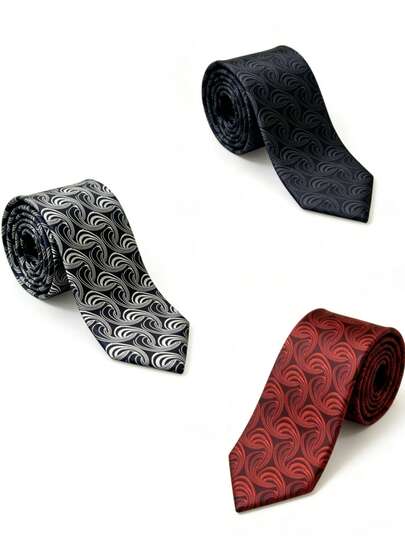 男士商务正装领带一条，用途广泛，适合通勤、面试、婚礼、派对、讲座、会议等场合。