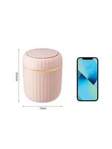 小型带盖垃圾桶，塑料桌面垃圾桶，翻盖设计防止异味泄漏，可用于存放果皮和碎纸，保持桌面整洁，适用于浴室、家居装饰、咖啡桌、办公室、客厅等场所。 - 彩色 - 查看 14