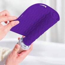 1 tấm lót silicon chịu nhiệt dùng cho dụng cụ tạo kiểu tóc, kích thước универсальный (phù hợp với máy duỗi và máy uốn tóc), tiện lợi để cất giữ và mang theo khi đi du lịch, túi đựng đồ trang điểm, vật dụng cần thiết khi đi du lịch. - Nhiều màu - Xem 12