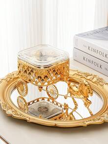 Hộp quà tặng bằng thủy tinh, thiết kế hiện đại kiểu xe ngựa, thích hợp cho tiệc tùng, đồ dùng học tập, đựng thực phẩm, kẹo, sô cô la, bánh quy, v.v. - Xem 7