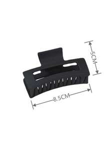 6pcs/Set Fresh Purple Ombre Matte Hair Claw Clips, Simple And Versatile Daily Hairstyle For All Seasons - Multicolor - View 2