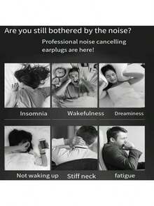 1 par de tapones de oído de silicona suave, tapones de oído reutilizables de 3 capas, adecuados para nadar, estudiar y conciertos, con función de reducción de ruido - Multicolor - Ver 9