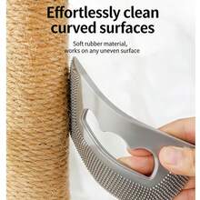 Dụng cụ gỡ lông bằng silicon mềm: Cạo và dính, hiệu quả tẩy lông kép. Thích hợp cho ghế sofa, trụ cào móng cho mèo. Có thể giặt và tái sử dụng, cực kỳ tiện lợi! - Một kích cỡ phù hợp cho tất cả - Xem 8