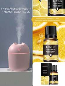 250ml Portable Mini USB Air Humidifier & Essential Oil Diffuser With Color Night Light, Aroma Diffuser For Travel, Office, Car, Desk, Bedroom / 1 Diffuser + 1 Bottle Of Essential Oil (Oils Will Be Shipped Randomly In New Or Used Packaging.) - Multicolor - View 27